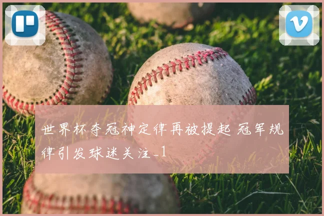世界杯夺冠神定律再被提起 冠军规律引发球迷关注_1